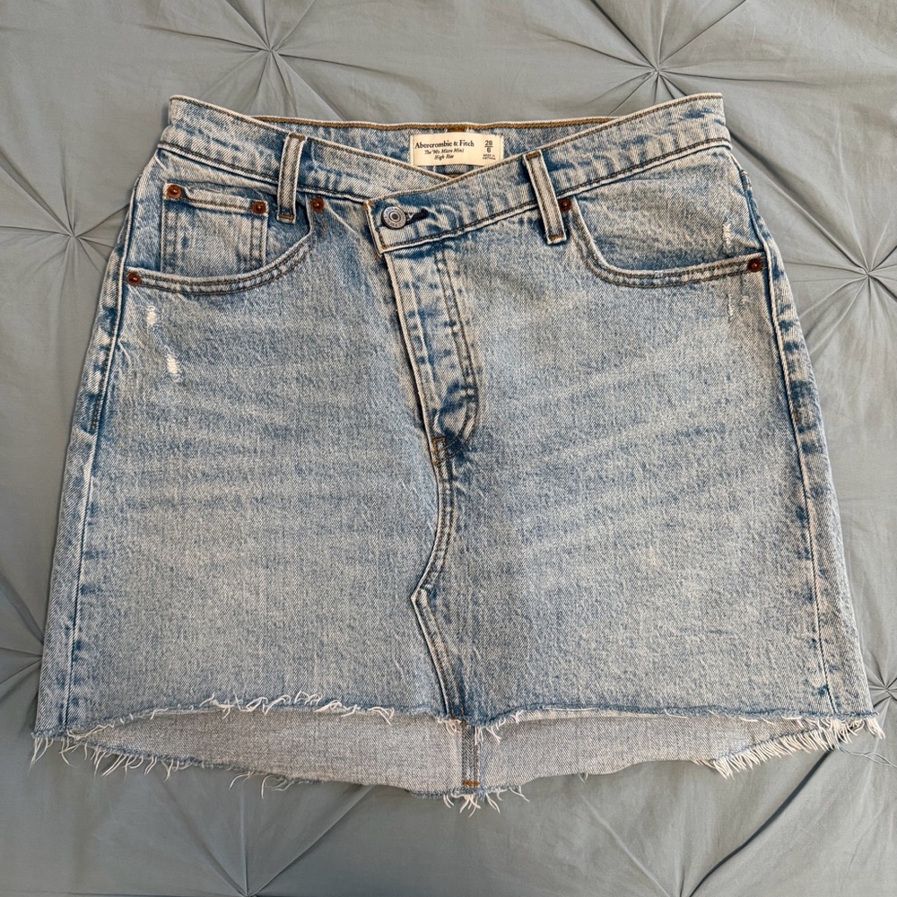 Abercrombie & Fitch Denim Mini Skirt